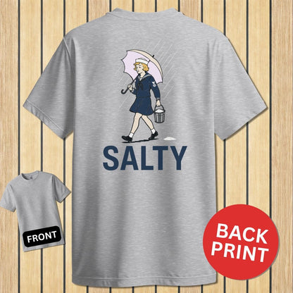 NavyHumor Classic Cotton T-shirt Sport Grey / S Salty Girl