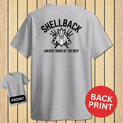 NavyHumor Classic Cotton T-shirt Sport Grey / S Shellback - Ancient Order Of The Deep