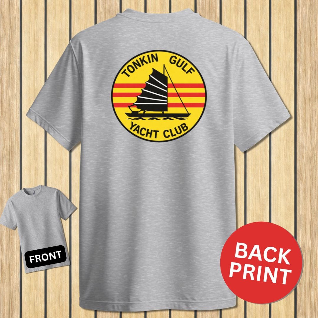 NavyHumor Classic Cotton T-shirt Sport Grey / S Tonkin Gulf Yacht Club