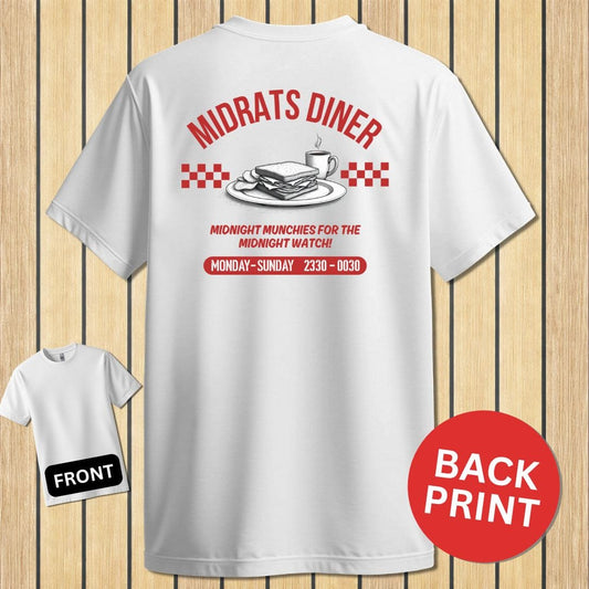 NavyHumor Classic Cotton T-shirt White / S Midrats Diner