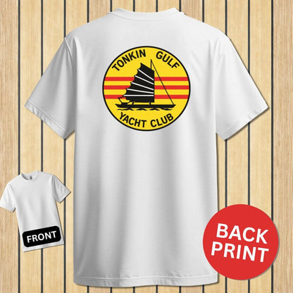 NavyHumor Classic Cotton T-shirt White / S Tonkin Gulf Yacht Club