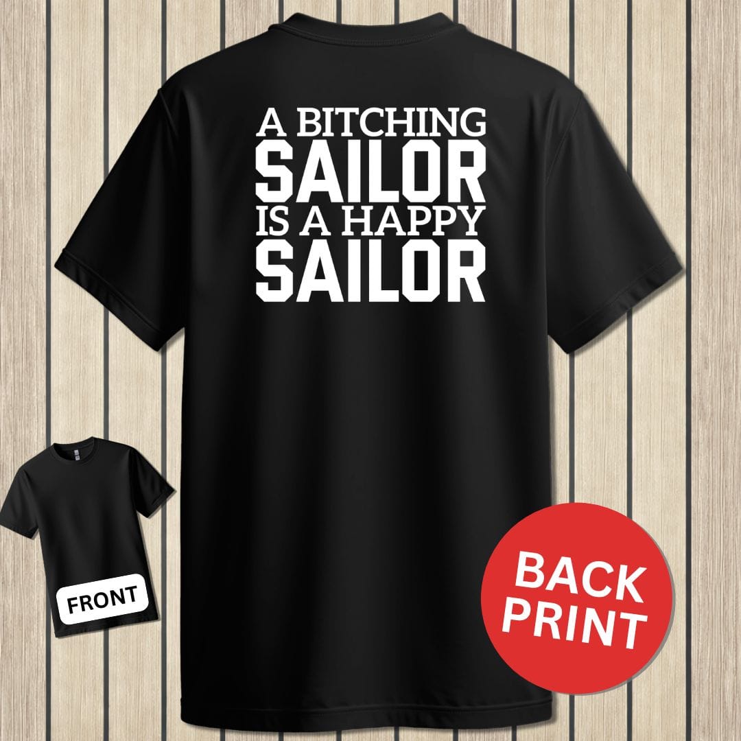 NavyHumor Classic Tee Black / S A Bitching Sailor