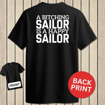 NavyHumor Classic Tee Black / S A Bitching Sailor