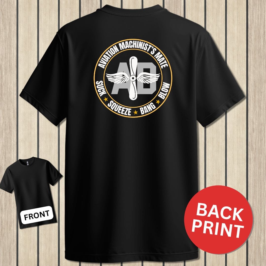 NavyHumor Classic Tee Black / S AD - SSBB