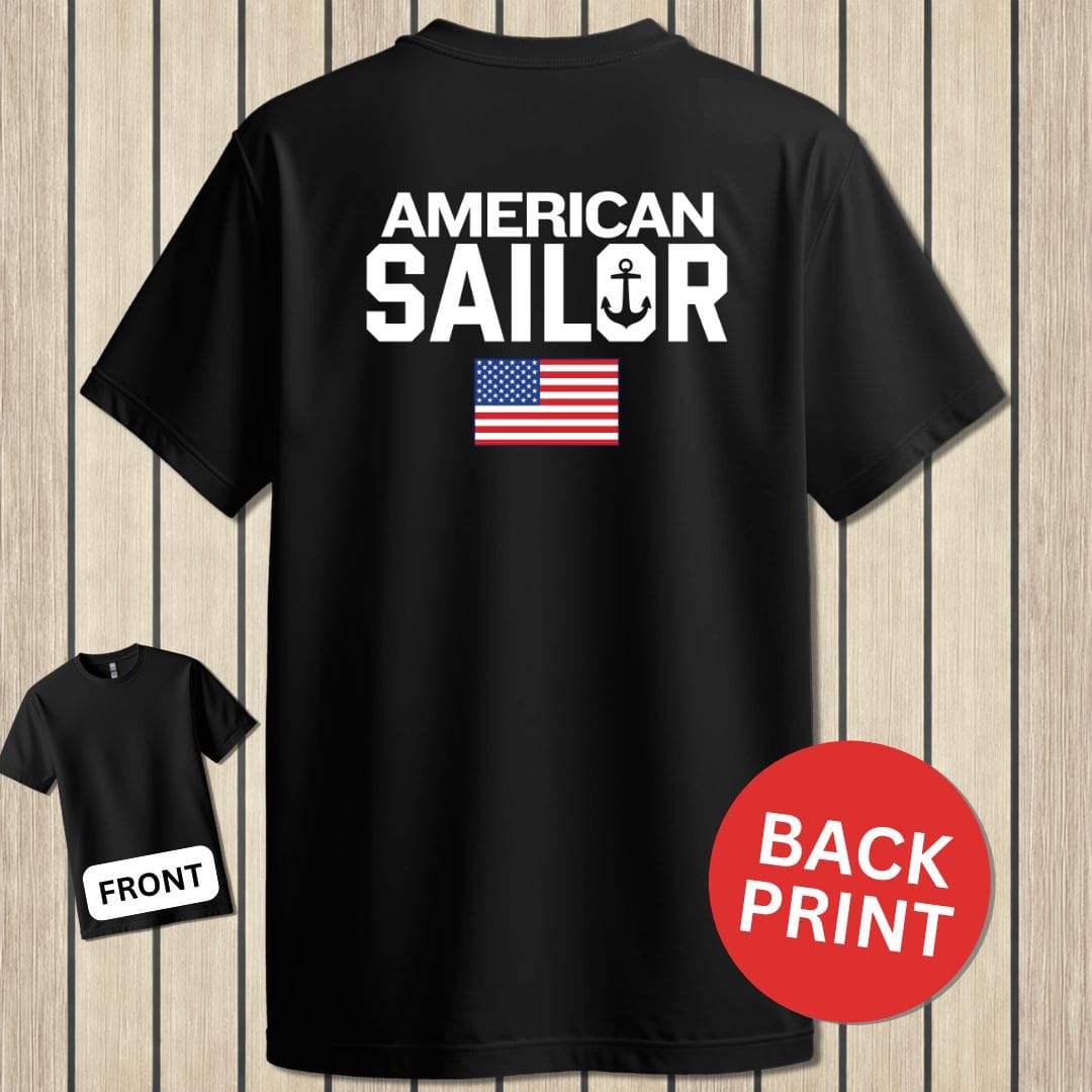 NavyHumor Classic Tee Black / S American Sailor