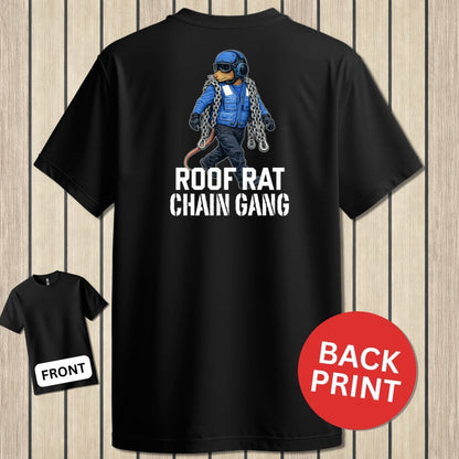 NavyHumor Classic Tee Black / S Blue Roof Rat - Chain Gang