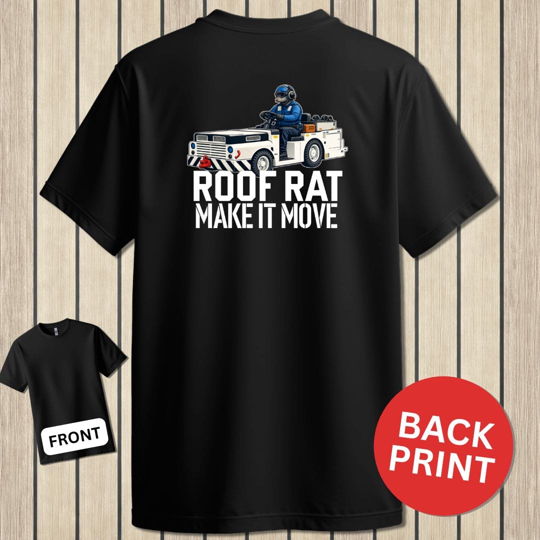 NavyHumor Classic Tee Black / S Blue Roof Rat - Make It Move