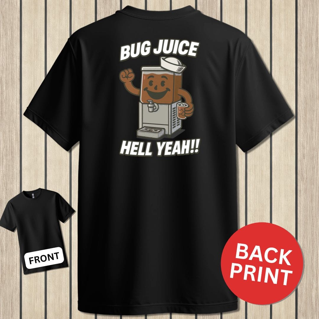 NavyHumor Classic Tee Black / S Bug Juice - Hell Yeah!
