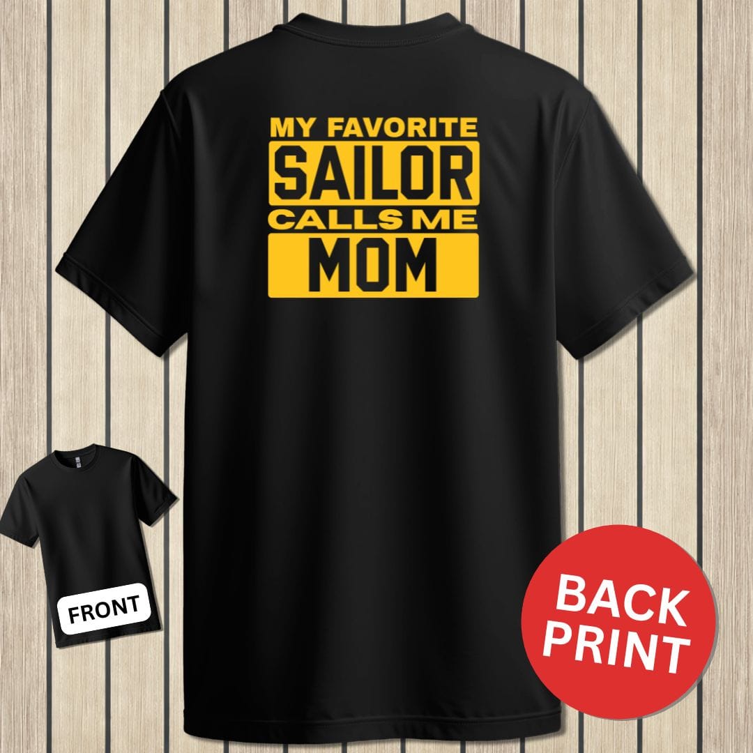 NavyHumor Classic Tee Black / S Calls Me Mom
