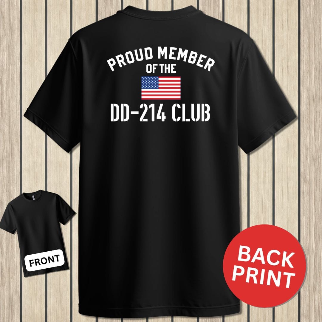 NavyHumor Classic Tee Black / S DD-214 Club