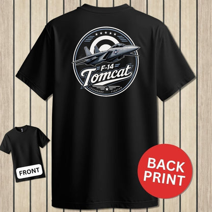 NavyHumor Classic Tee Black / S F-14 Tomcat - Legendary Fighter