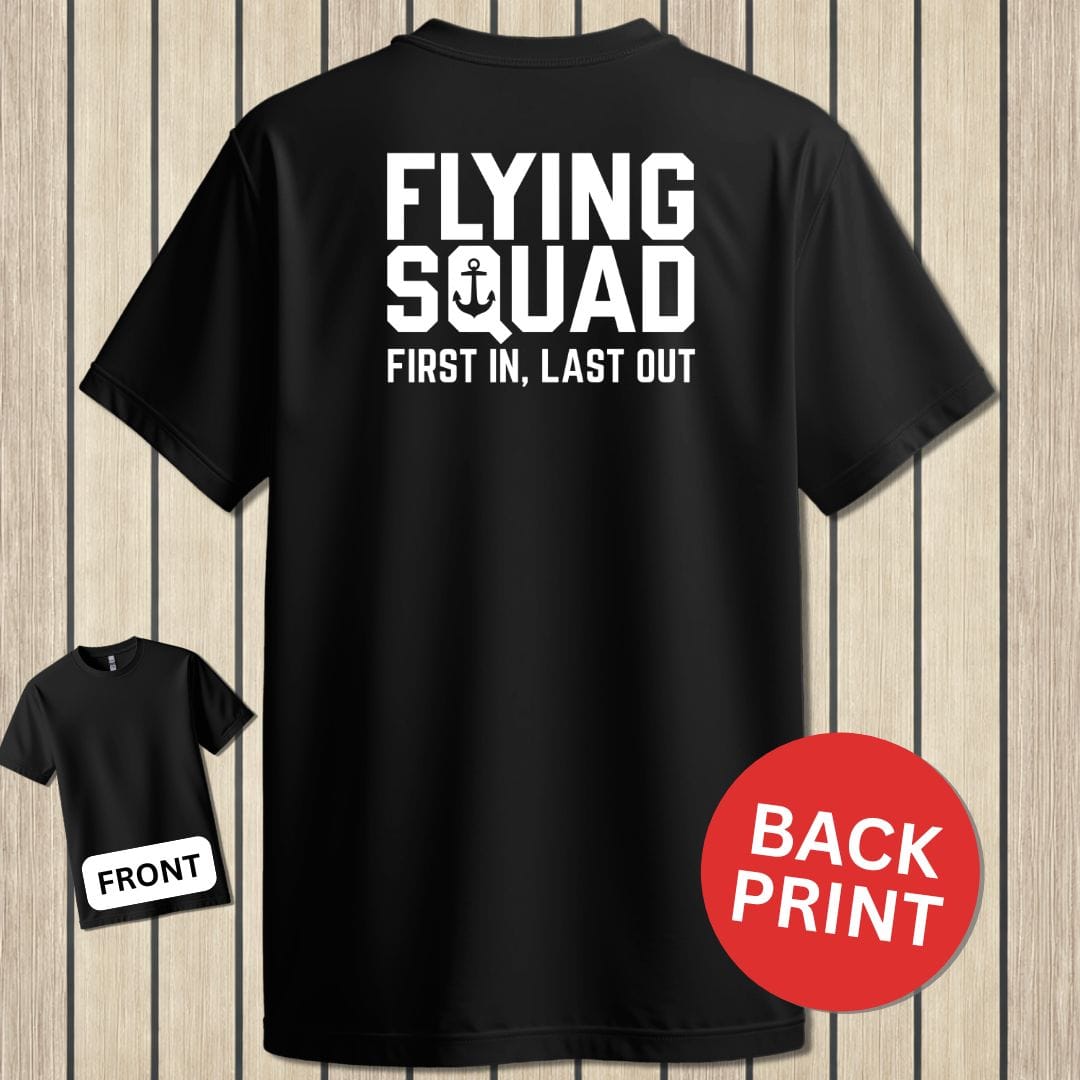 NavyHumor Classic Tee Black / S Flying Squad
