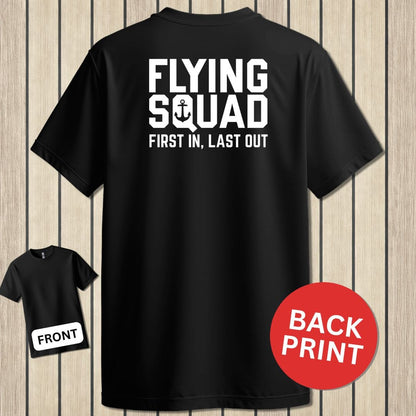 NavyHumor Classic Tee Black / S Flying Squad