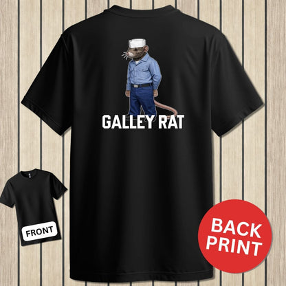 NavyHumor Classic Tee Black / S Galley Rat