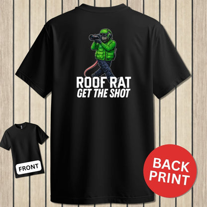 NavyHumor Classic Tee Black / S Green Roof Rat - Media