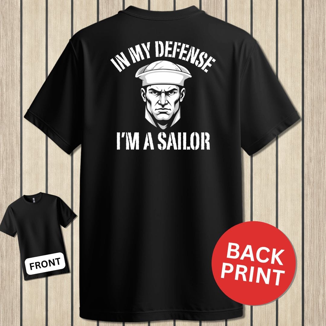 NavyHumor Classic Tee Black / S I'm A Sailor