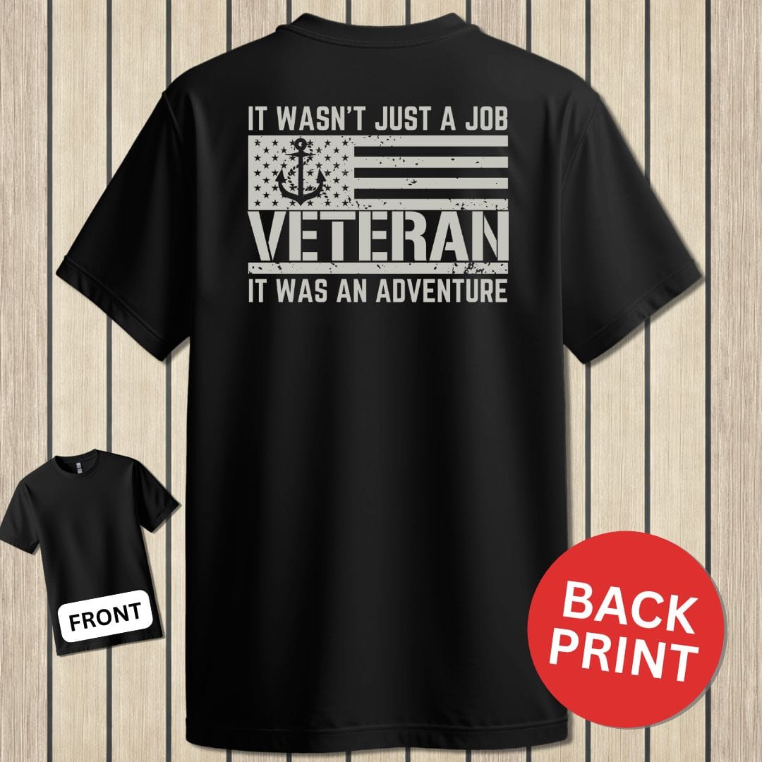 NavyHumor Classic Tee Black / S It Wasn't Just A Job