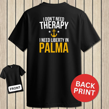 NavyHumor Classic Tee Black / S Liberty In Palma