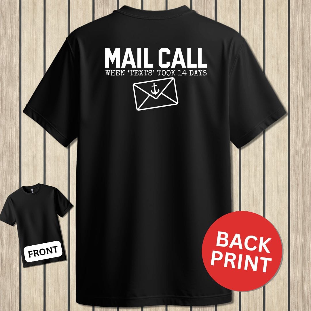 NavyHumor Classic Tee Black / S Mail Call