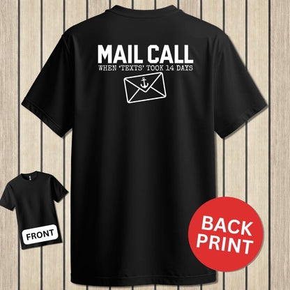 NavyHumor Classic Tee Black / S Mail Call