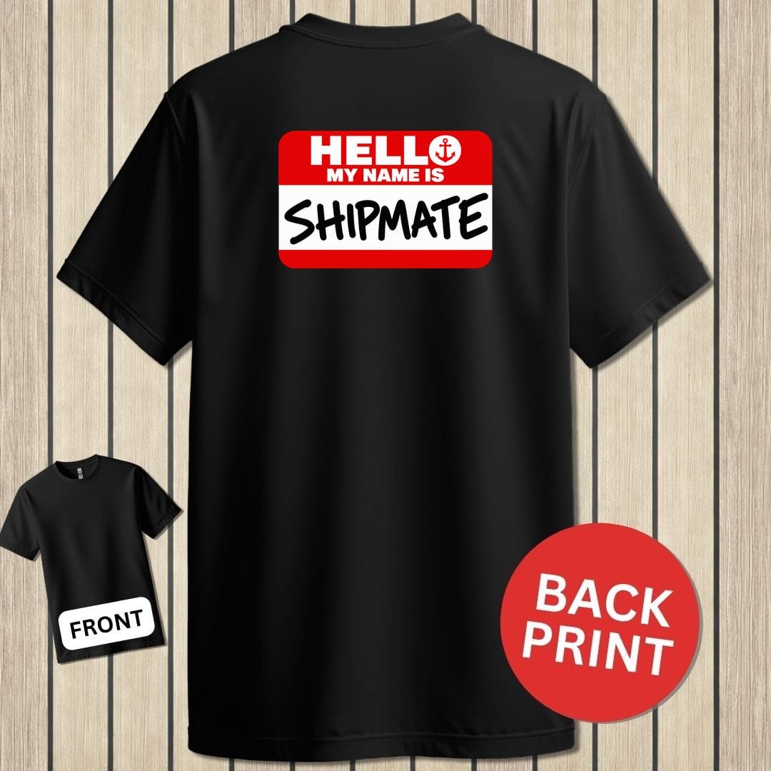 NavyHumor Classic Tee Black / S My Name Is Shipmate