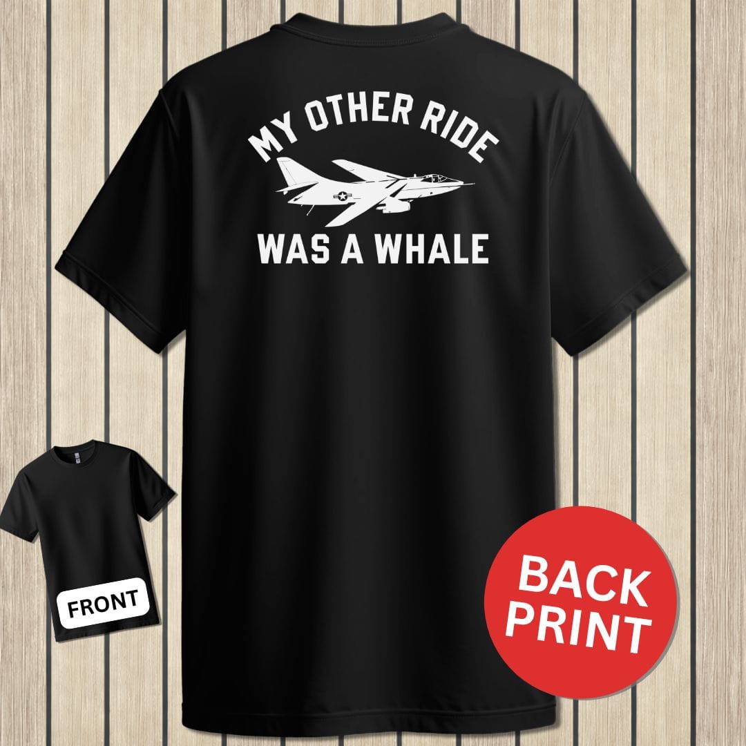 NavyHumor Classic Tee Black / S My Other Ride Was A Whale