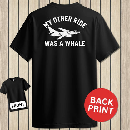 NavyHumor Classic Tee Black / S My Other Ride Was A Whale