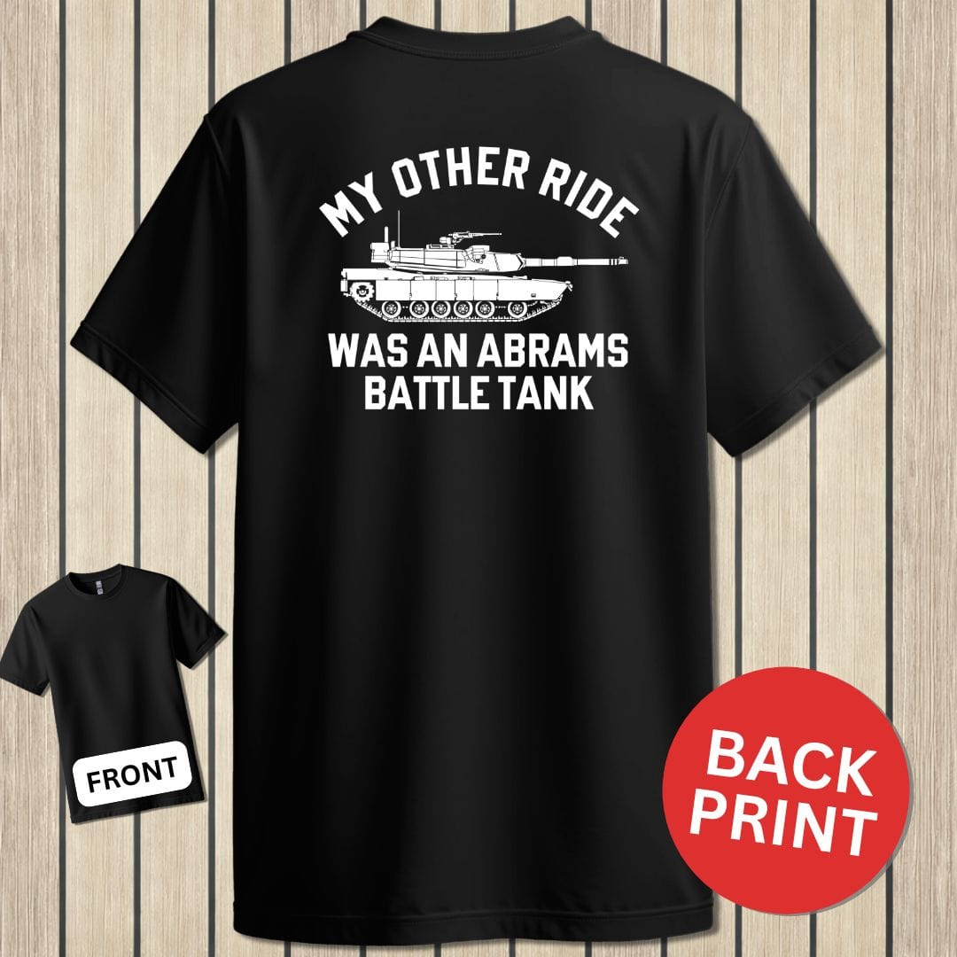 NavyHumor Classic Tee Black / S My Other Ride Was An Abrams
