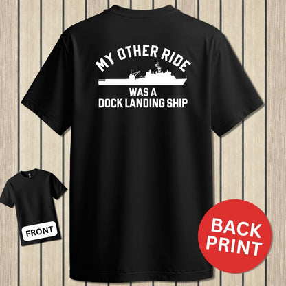 NavyHumor Classic Tee Black / S My Other Ride Was An LSD (Harper's Ferry-class)