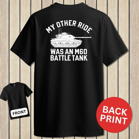 NavyHumor Classic Tee Black / S My Other Ride Was An M60