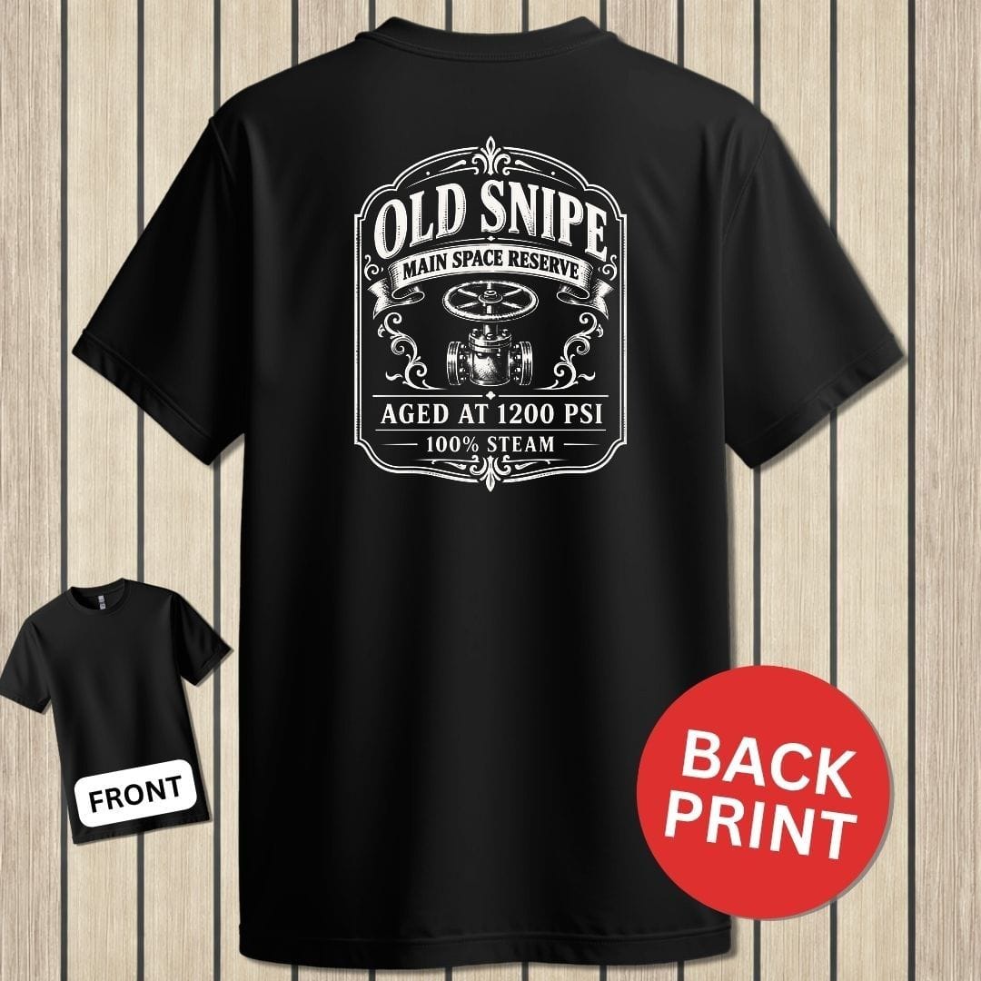 NavyHumor Classic Tee Black / S Old Snipe Reserve