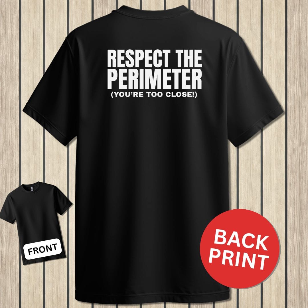 NavyHumor Classic Tee Black / S Respect The Perimeter