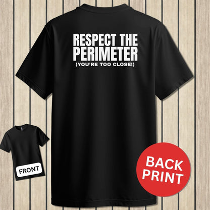 NavyHumor Classic Tee Black / S Respect The Perimeter