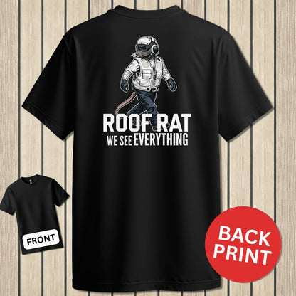 NavyHumor Classic Tee Black / S Roof Rat - White