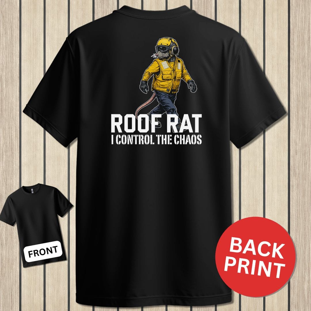 NavyHumor Classic Tee Black / S Roof Rat - Yellow