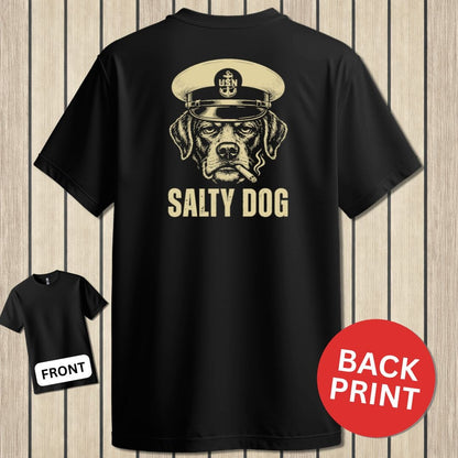 NavyHumor Classic Tee Black / S Salty Dog - hief
