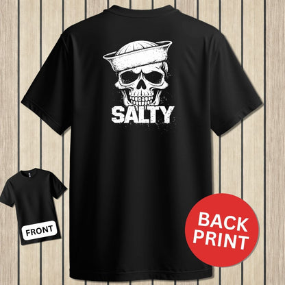 NavyHumor Classic Tee Black / S Salty Skull