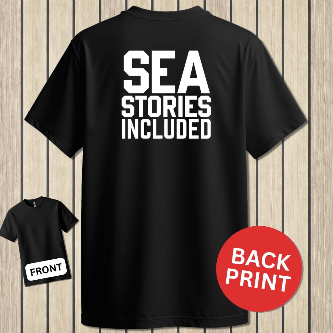 NavyHumor Classic Tee Black / S Sea Stories Included