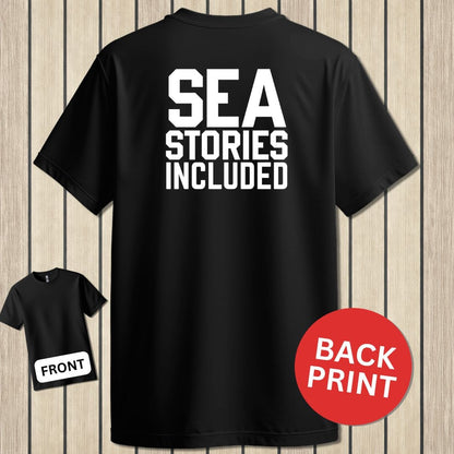 NavyHumor Classic Tee Black / S Sea Stories Included
