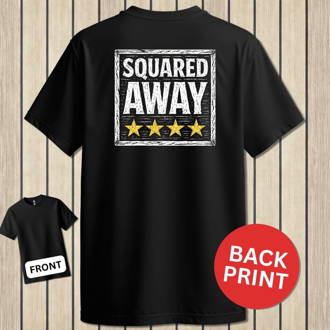 NavyHumor Classic Tee Black / S Squared Away