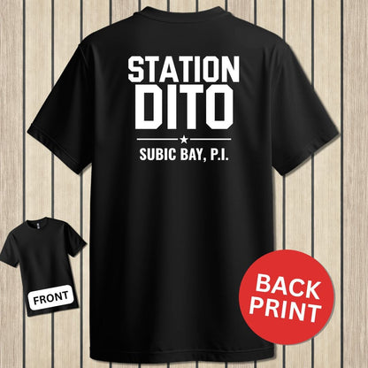 NavyHumor Classic Tee Black / S Station Dito - Subic Bay