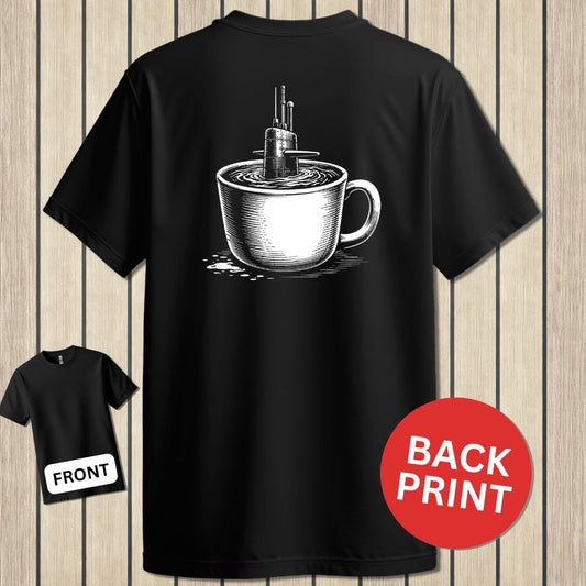NavyHumor Classic Tee Black / S Sub In A Cup