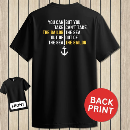 NavyHumor Classic Tee Black / S The Sea - The Sailor