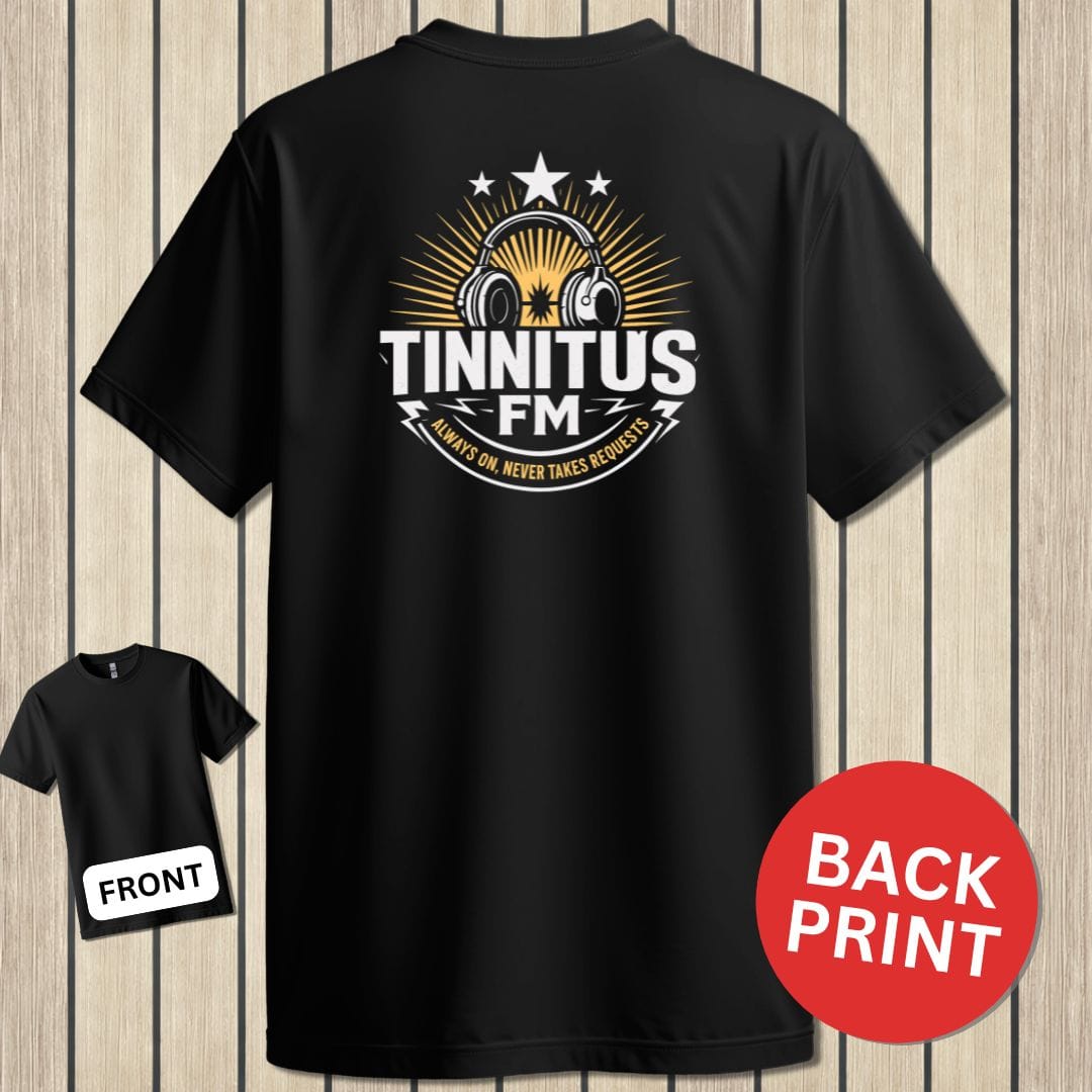 NavyHumor Classic Tee Black / S Tinnitus FM