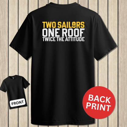 NavyHumor Classic Tee Black / S Two Sailors - One Roof