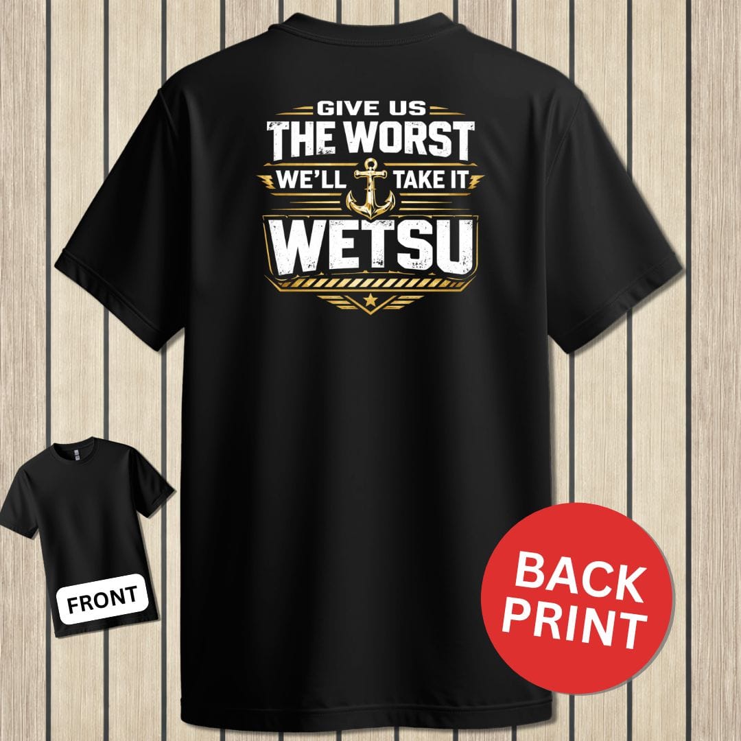 NavyHumor Classic Tee Black / S WETSU - We Eat This Sh*t Up