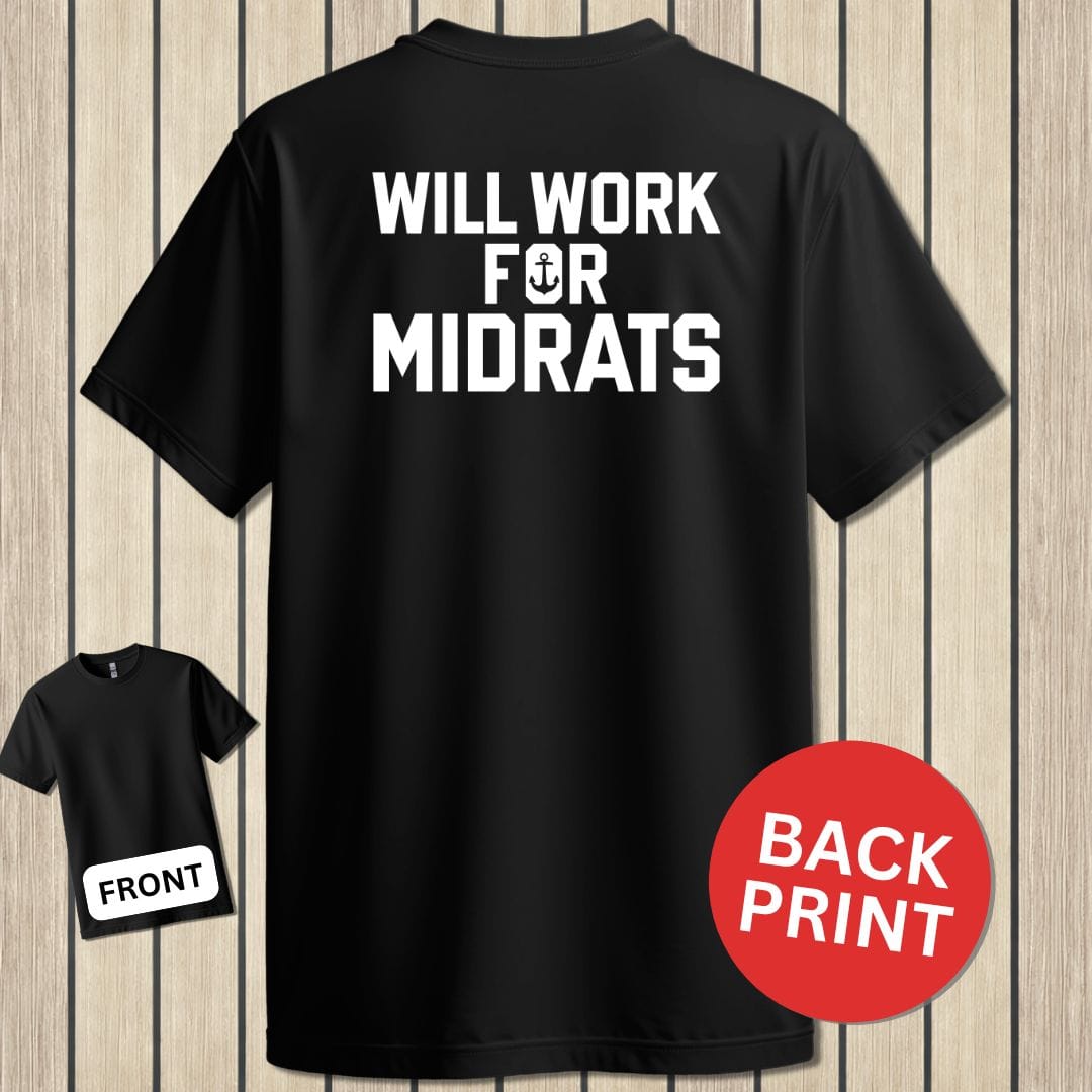 NavyHumor Classic Tee Black / S Work For Midrats