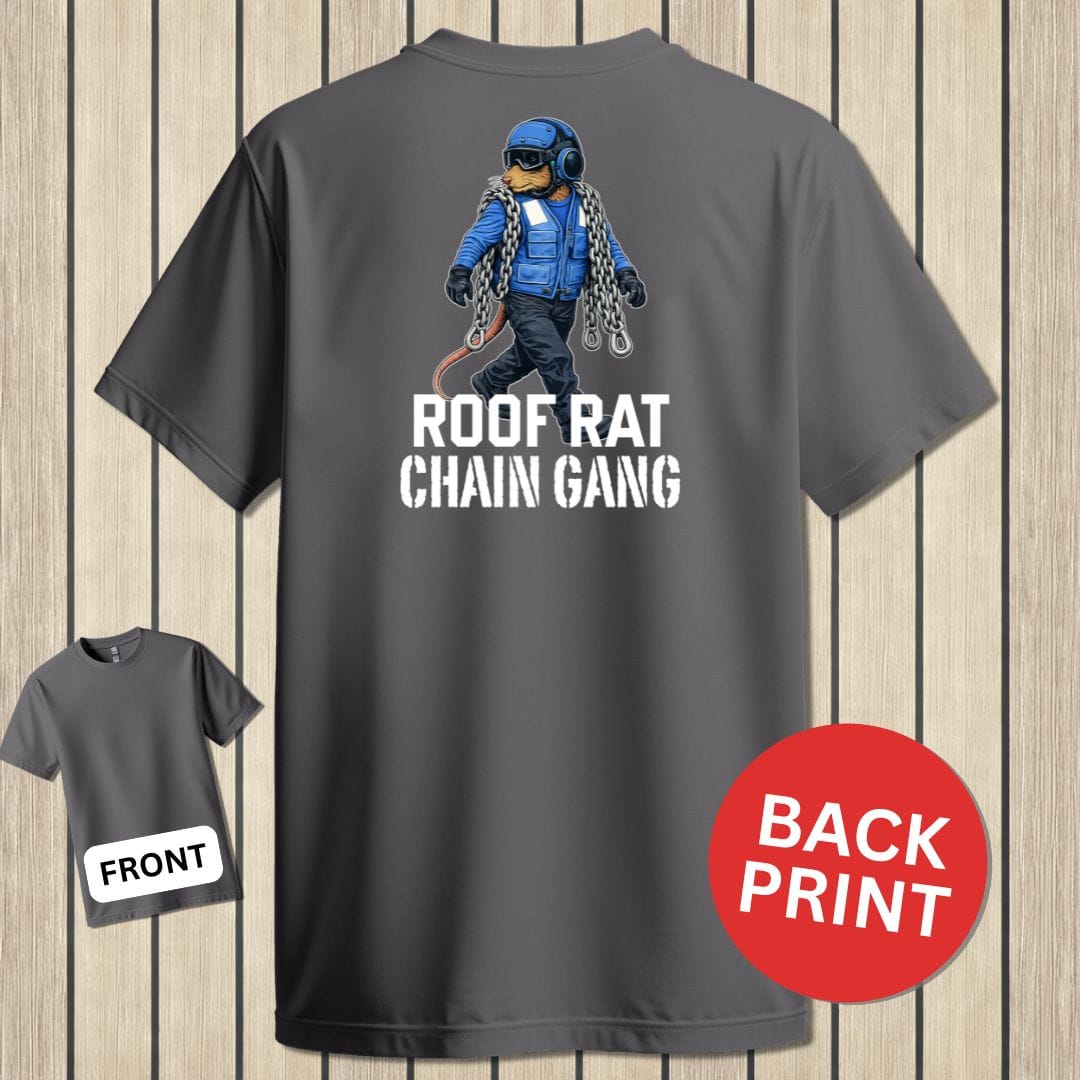 NavyHumor Classic Tee Charcoal / S Blue Roof Rat - Chain Gang