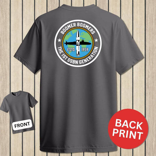 NavyHumor Classic Tee Charcoal / S Boomer Boomers