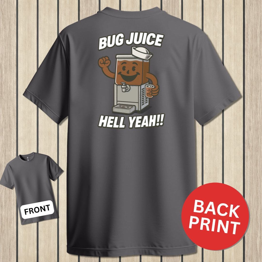 NavyHumor Classic Tee Charcoal / S Bug Juice - Hell Yeah!